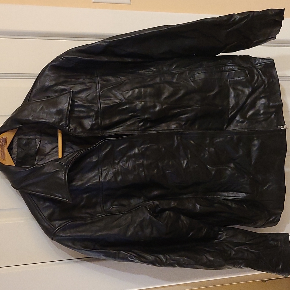 GEGRGE Men's Leather Jacket